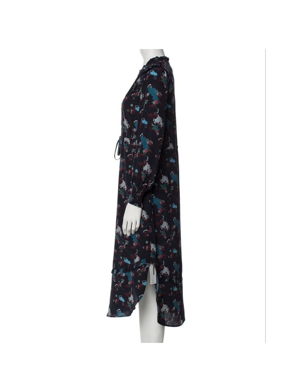 Cefinn Midi Length Silk Dress - Picture 11 of 15